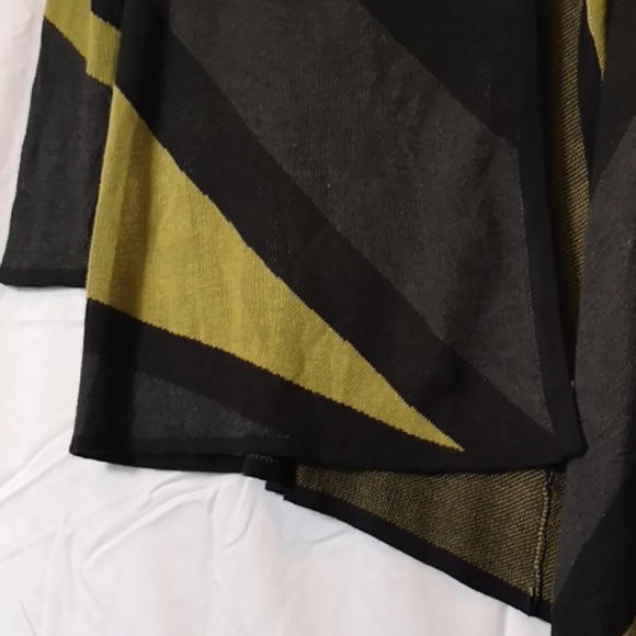 Black and Green Striped Cardigan by Variations NWT - Picture 3 of 6